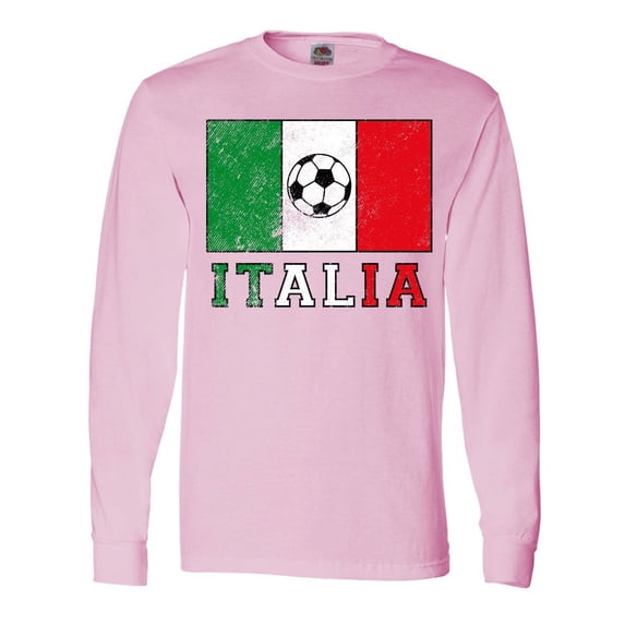 Inktastic Italian Soccer Long Sleeve T-Shirt