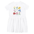 thumbnail image 1 of Inktastic Italian Wild Flower Chart Girls Toddler Dress, 1 of 5