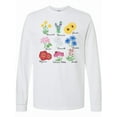 thumbnail image 1 of Inktastic Italian Wild Flower Chart Long Sleeve T-Shirt, 1 of 5
