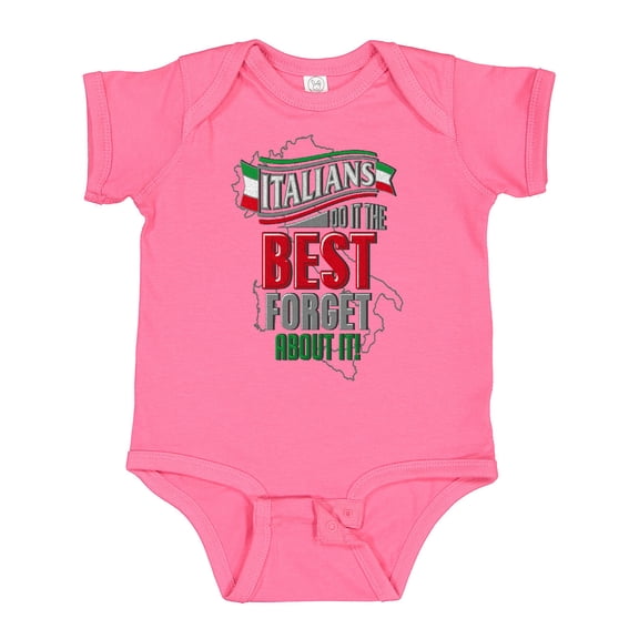 Inktastic Italians Do It Best Boys or Girls Baby Bodysuit