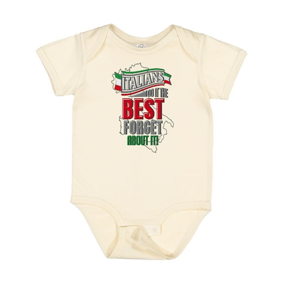 Inktastic Italians Do It Best Boys or Girls Baby Bodysuit