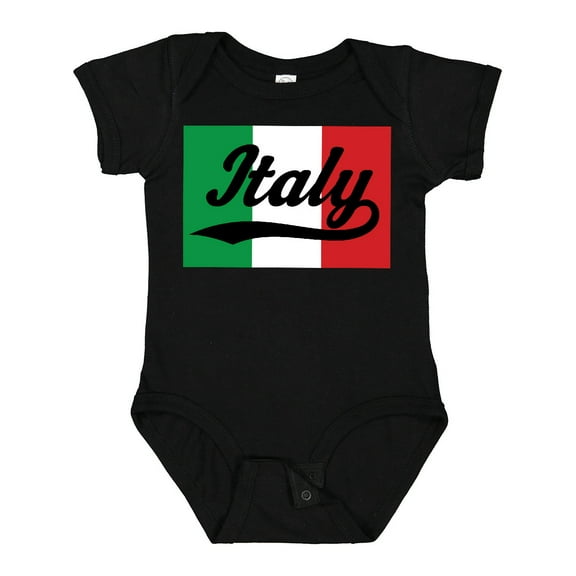 Inktastic Italy Flag Boys or Girls Baby Bodysuit