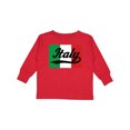 thumbnail image 1 of Inktastic Italy Flag Boys or Girls Long Sleeve Toddler T-Shirt, 1 of 5