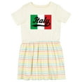 thumbnail image 1 of Inktastic Italy Flag Girls Toddler Dress, 1 of 5