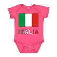 thumbnail image 1 of Inktastic Italy Flag & Italia Black Border Boys or Girls Baby Bodysuit, 1 of 5