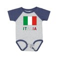 thumbnail image 1 of Inktastic Italy Flag & Italia Black Border Boys or Girls Baby Bodysuit, 1 of 5