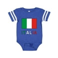 thumbnail image 1 of Inktastic Italy Flag & Italia Black Border Boys or Girls Baby Bodysuit, 1 of 5