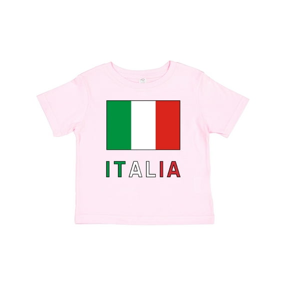 Inktastic Italy Flag & Italia Black Border Boys or Girls Baby T-Shirt