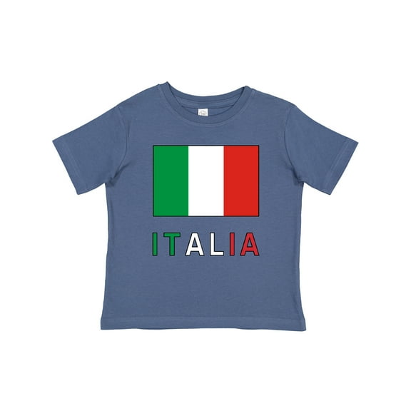 Inktastic Italy Flag & Italia Black Border Boys or Girls Baby T-Shirt