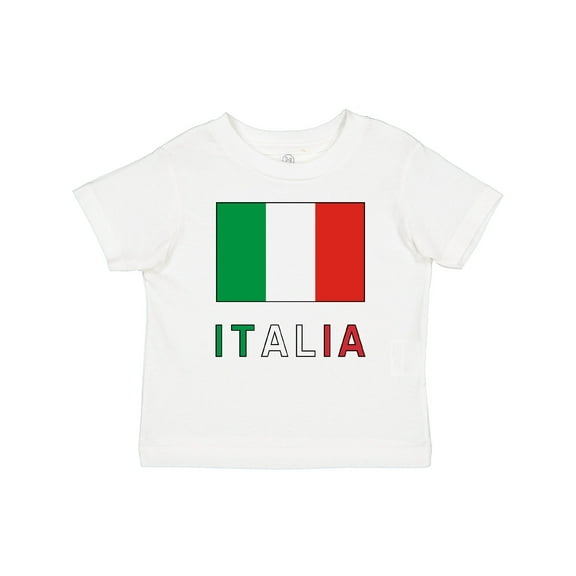 Inktastic Italy Flag & Italia Black Border Boys or Girls Baby T-Shirt