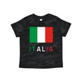 thumbnail image 1 of Inktastic Italy Flag & Italia Black Border Boys or Girls Toddler T-Shirt, 1 of 5