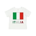 thumbnail image 1 of Inktastic Italy Flag & Italia Black Border Boys or Girls Toddler T-Shirt, 1 of 5