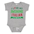thumbnail image 1 of Inktastic Italy Love my Awesome Italian Family Boys or Girls Baby Bodysuit, 1 of 5