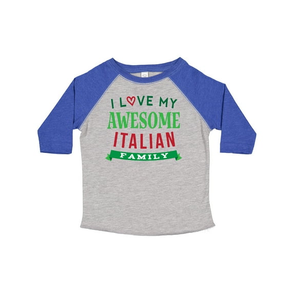 Inktastic Italy Love my Awesome Italian Family Boys or Girls Toddler T-Shirt