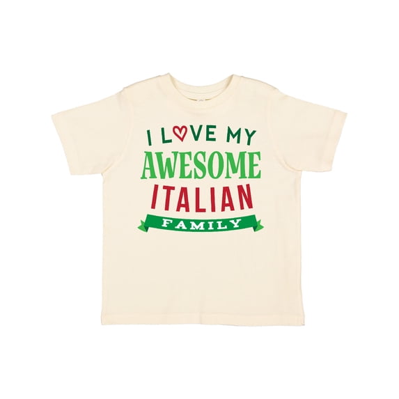 Inktastic Italy Love my Awesome Italian Family Boys or Girls Toddler T-Shirt