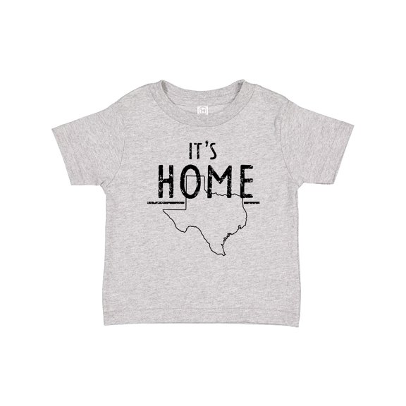 Inktastic Its Home- State of Texas Outline Distressed Text Boys or Girls Baby T-Shirt