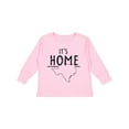 thumbnail image 1 of Inktastic Its Home- State of Texas Outline Distressed Text Boys or Girls Long Sleeve Toddler T-Shirt, 1 of 5