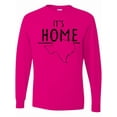 thumbnail image 1 of Inktastic Its Home State of Texas Outline Distressed Text Long Sleeve T-Shirt, 1 of 5