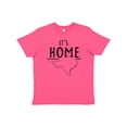 thumbnail image 1 of Inktastic Its Home- State of Texas Outline Distressed Text Youth T-Shirt, 1 of 5