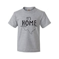 thumbnail image 1 of Inktastic Its Home- State of Texas Outline Distressed Text Youth T-Shirt, 1 of 5