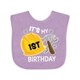 thumbnail image 1 of Inktastic Its My 1st Birthday with Construction Tools Boys Baby Bib, 1 of 4