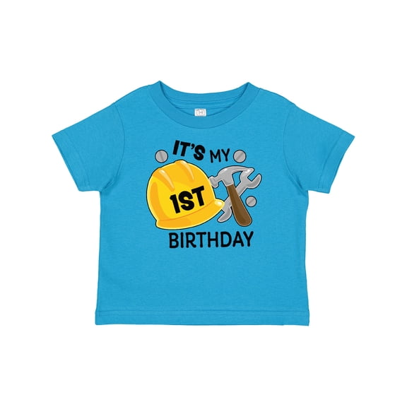 Inktastic Its My 1st Birthday with Construction Tools Boys Baby T-Shirt
