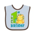 thumbnail image 1 of Inktastic Its My 1st Birthday with Dinosaur Boys or Girls Baby Bib, 1 of 4