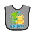 thumbnail image 1 of Inktastic Its My 1st Birthday with Dinosaur Boys or Girls Baby Bib, 1 of 4