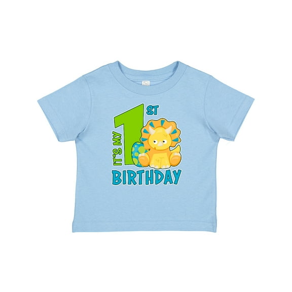 Inktastic Its My 1st Birthday with Dinosaur Boys or Girls Baby T-Shirt