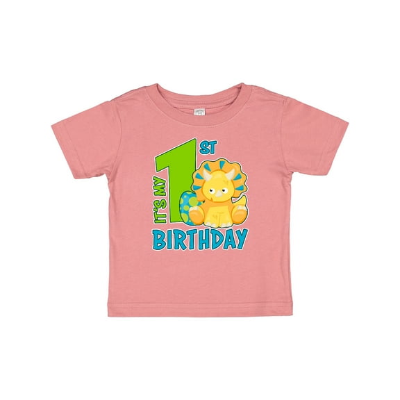 Inktastic Its My 1st Birthday with Dinosaur Boys or Girls Baby T-Shirt