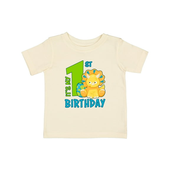 Inktastic Its My 1st Birthday with Dinosaur Boys or Girls Baby T-Shirt
