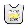 thumbnail image 1 of Inktastic Its My 1st Birthday with Lemons Boys or Girls Baby Bib, 1 of 4