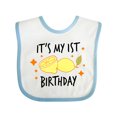thumbnail image 1 of Inktastic Its My 1st Birthday with Lemons Boys or Girls Baby Bib, 1 of 4