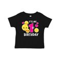 thumbnail image 1 of Inktastic Its My 1st Birthday with Smiling Emoticons Girls Baby T-Shirt, 1 of 5