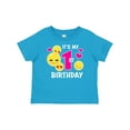 thumbnail image 1 of Inktastic Its My 1st Birthday with Smiling Emoticons Girls Baby T-Shirt, 1 of 5