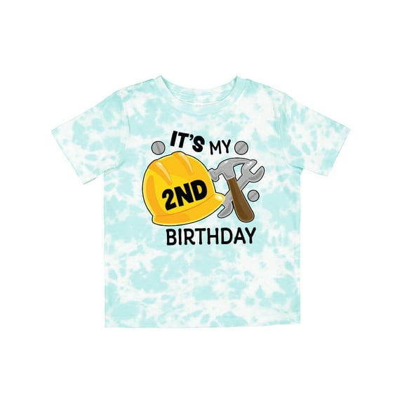 Inktastic Its My 2nd Birthday with Construction Tools Boys Toddler T-Shirt
