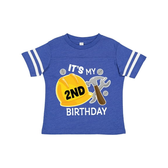 Inktastic Its My 2nd Birthday with Construction Tools Boys Toddler T-Shirt