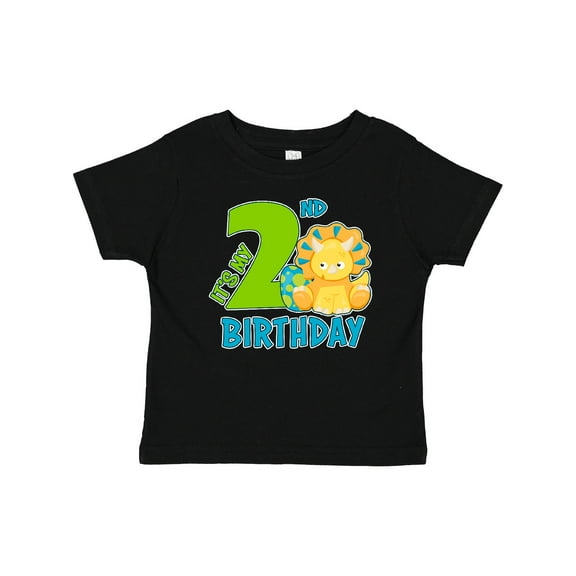 Inktastic Its My 2nd Birthday with Dinosaur Boys or Girls Baby T-Shirt