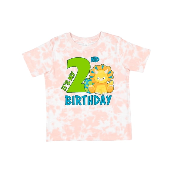 Inktastic Its My 2nd Birthday with Dinosaur Boys or Girls Toddler T-Shirt