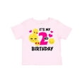 thumbnail image 1 of Inktastic Its My 2nd Birthday with Smiling Emoticons Girls Toddler T-Shirt, 1 of 5