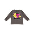 thumbnail image 1 of Inktastic Its My 3rd Birthday with Emojis Girls Long Sleeve Toddler T-Shirt, 1 of 5