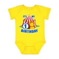 thumbnail image 1 of Inktastic Its My Birthday Circus Tent with Lion 1 Year Old Boys or Girls Baby Bodysuit, 1 of 5