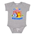 thumbnail image 1 of Inktastic Its My Birthday Circus Tent with Lion 1 Year Old Boys or Girls Baby Bodysuit, 1 of 5
