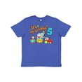 thumbnail image 1 of Inktastic Its My Birthday- Circus Train 5th Birthday Youth T-Shirt, 1 of 5