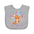 thumbnail image 1 of Inktastic Its My Birthday with Kitten Stars and Confetti Boys or Girls Baby Bib, 1 of 4