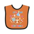 thumbnail image 1 of Inktastic Its My Birthday with Kitten Stars and Confetti Boys or Girls Baby Bib, 1 of 4