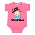 thumbnail image 1 of Inktastic Its My Daddys 1st Fathers Day with Baby and Stars Boys or Girls Baby Bodysuit, 1 of 5
