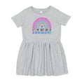 thumbnail image 1 of Inktastic Its My First Day of Kindergarten Girls Toddler Dress, 1 of 5