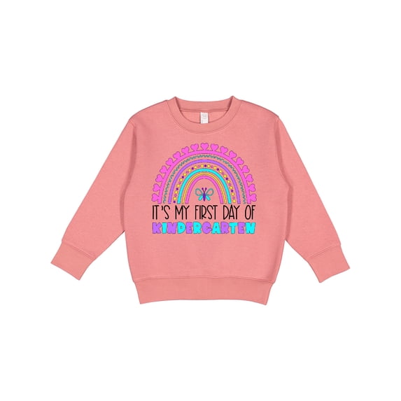 Inktastic Its My First Day of Kindergarten Toddler Sweatshirt