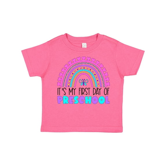 Inktastic Its My First Day of Preschool Boys or Girls Toddler T-Shirt